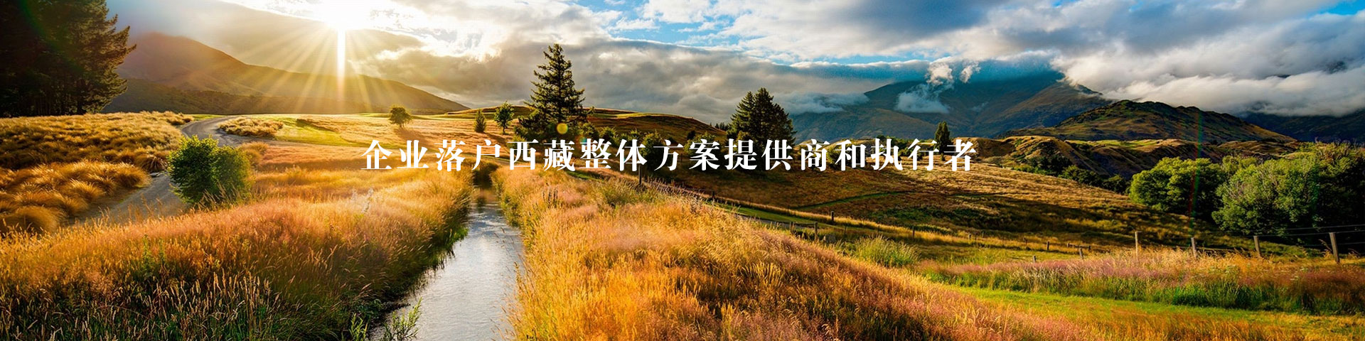 企业落户西藏整体方案提供商和执行者